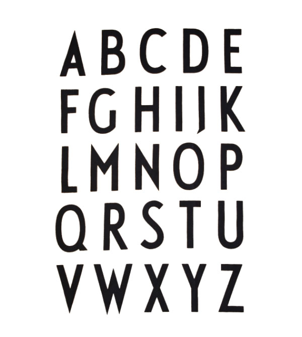 Arne-Jacobsen-Design-Buchstaben